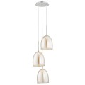 Lampa wisząca RONDA herbaciana 3xE27 60142 Alfa