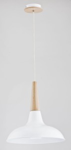 Lampa wisząca DORO biała 1xE27 60005 Alfa