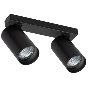 Lampa reflektorek sufitowy ALASA czarny 2xGU10 59035 Alfa