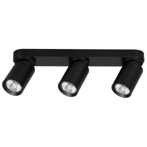 Lampa reflektorek sufitowy FLEX czarny 3xGU10 59031 Alfa