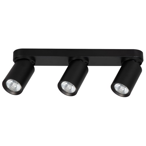 Lampa reflektorek sufitowy FLEX czarny 3xGU10 59031 Alfa