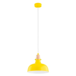 Lampa wisząca SOLO GEM ŻÓŁTA 1xE27  50339 Alfa