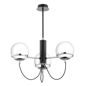 Lampa sufitowa AURON czarno/biała 3xE14 28583 Alfa