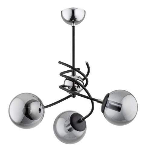 Lampa sufitowa SALSA czarna 3xE14 28433 Alfa