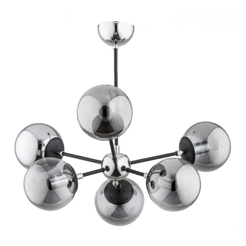Lampa sufitowa MELODY chrom 6xE14 28396 Alfa