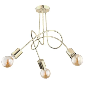 Lampa sufitowa TANGO złota 3xE27 28313 Alfa