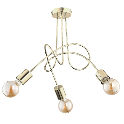 Lampa sufitowa TANGO złota 3xE27 28313 Alfa