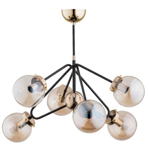 Lampa sufitowa ELBA złota 6xE14 28256 Alfa