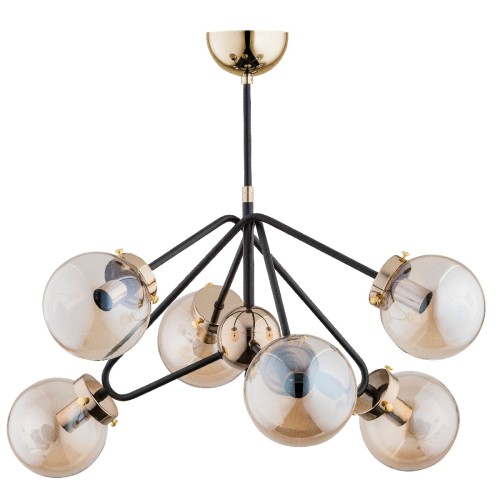 Lampa sufitowa ELBA złota 6xE14 28256 Alfa