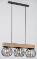 Lampa wisząca ARIZAN SLIM drewniana 3xE27 28173 Alfa