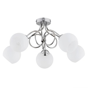 Lampa sufitowa MILA chrom 5xE27 28125 Alfa