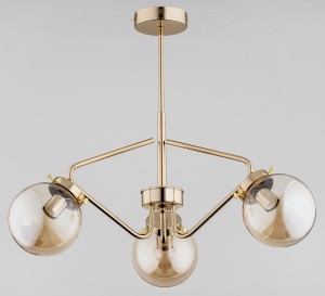 Lampa sufitowa BARSUM złota 3xE14 27583 Alfa