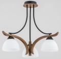 Lampa sufitowa BAFIA drewniana 3xE27 26123 Alfa