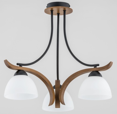 Lampa sufitowa BAFIA drewniana 3xE27 26123 Alfa