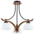 Lampa sufitowa BAFIA drewniana 3xE27 26123 Alfa