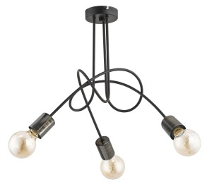 Lampa sufitowa TANGO 58 NEW czarna 3xE27  26043 Alfa