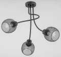 Lampa sufitowa PLENA DUO czarna 3xE27 25823 Alfa