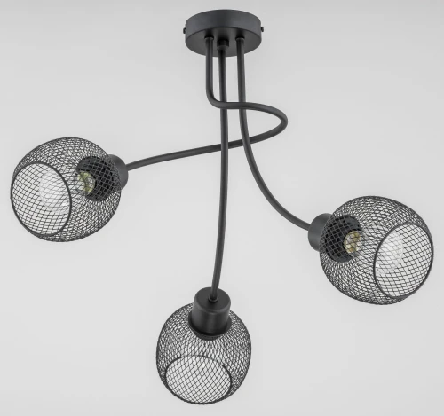 Lampa sufitowa PLENA DUO czarna 3xE27 25823 Alfa