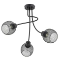 Lampa sufitowa PLENA DUO czarna 3xE27 25823 Alfa
