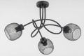 Lampa sufitowa PRAXIDE czarna 3xE27 25773 Alfa