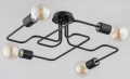 Lampa sufitowa HOOK czarna 4xE27 24744 Alfa
