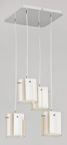 Lampa wisząca ASHLEY chrom 4xE27 24504 Alfa