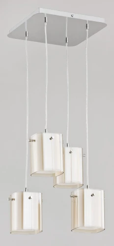 Lampa wisząca ASHLEY chrom 4xE27 24504 Alfa
