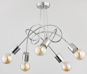 Lampa sufitowa TANGO chrom 5xE27 24465 Alfa