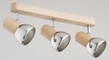 LAMPA LISTWA SPIRO drewniania 3xE27  24263 Alfa