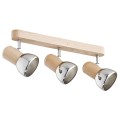 LAMPA LISTWA SPIRO drewniania 3xE27  24263 Alfa