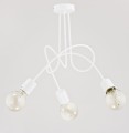 Lampa sufitowa TANGO biała 3xE27 23613 Alfa