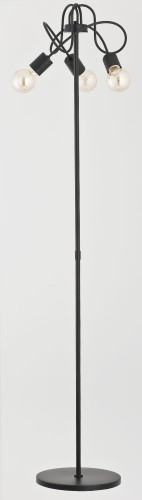 Lampa stojąca TANGO czarna 3xE27 23179 Alfa