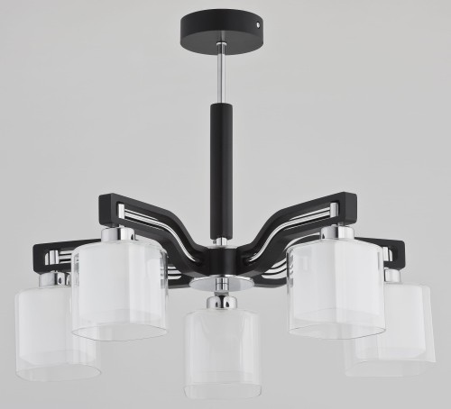 Lampa sufitowa CONSUL drewniana 5xE14 21365 Alfa