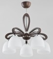 Lampa sufitowa GRACJA drewniana 5xE27 20895 Alfa