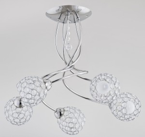 Lampa sufitowa VAIO chrom 5xE14 20365 Alfa