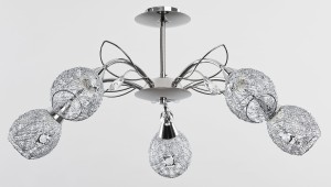 Lampa sufitowa MARLENA chrom 5xE14 17985 Alfa