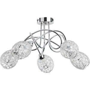 Lampa sufitowa VERA chrom 5xE14 17845 Alfa