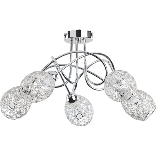 Lampa sufitowa VERA chrom 5xE14 17845 Alfa