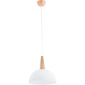 Lampa wisząca FOTYN drewniana 1xE27 9725 Alfa