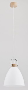 Lampa wisząca HERMINA drewniana 1xE27 9642 Alfa