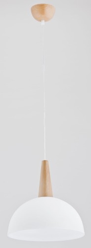 Lampa wisząca ANJA drewniana 1xE27 9626 Alfa