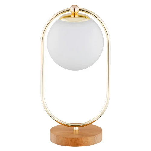 Lampka nocna OVAL drewniana 1xE14 9438 Alfa