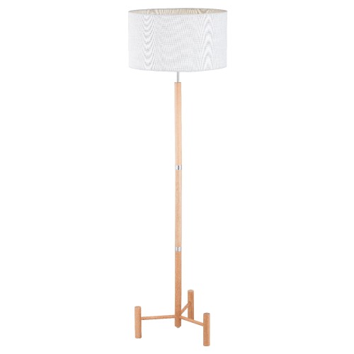 Lampa stojąca SUPRA MIX drewniana 1xE27 9294 Alfa