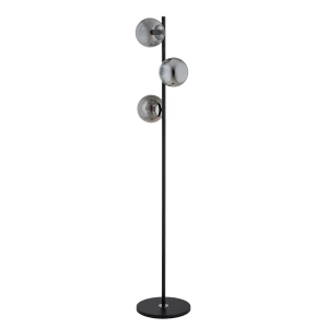Lampa stojąca MALAGA czarna/chrom 3xE14 9290 Alfa