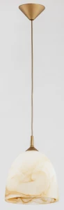 Lampa wisząca BARTEK brązowa 1xE27 9108 Alfa