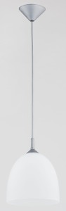 Lampa wisząca DAWID SREBRNA 1xE27 9106 Alfa