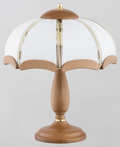 Lampka nocna SIKORKA drewniana 2xE14 769 Alfa