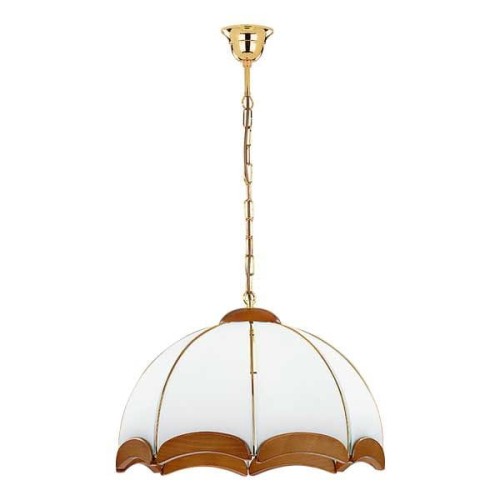 Lampa wisząca SIKORKA drewniana 3xE27 767 Alfa