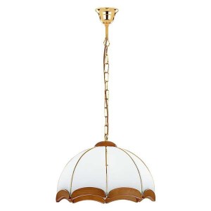 Lampa wisząca SIKORKA drewniana 1xE27  762 Alfa
