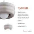 Lampa wisząca TEVO G9  kaszmir piaskowy 8814 Argon